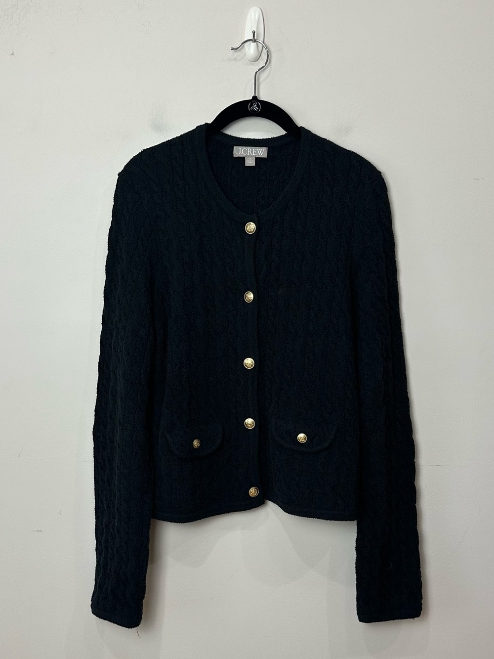 J.Crew Odette Cardigan Sweater Black - Picture 2 of 6